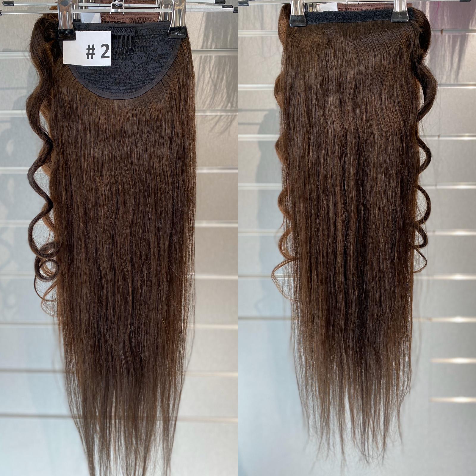 Coda di cavallo liscia Extension capelli